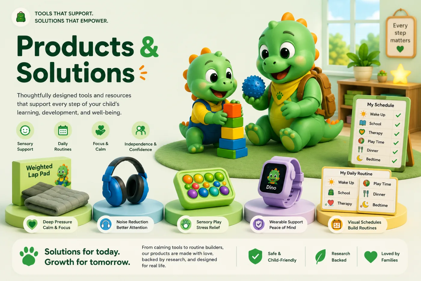 Products and Solutions — tools that support, solutions that empower